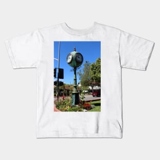 Town Clock Solvang California Kids T-Shirt